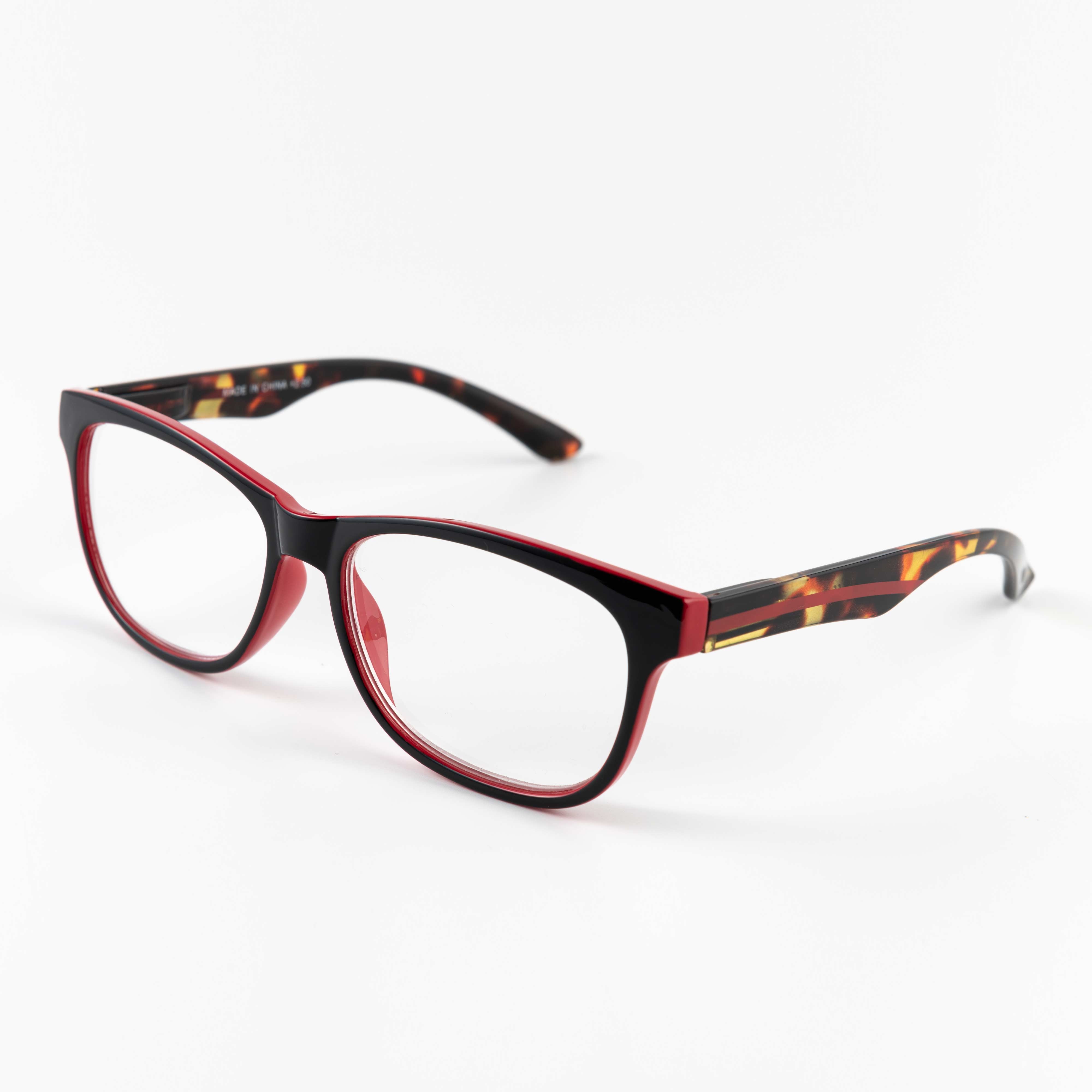 Red rectangle reading glasses