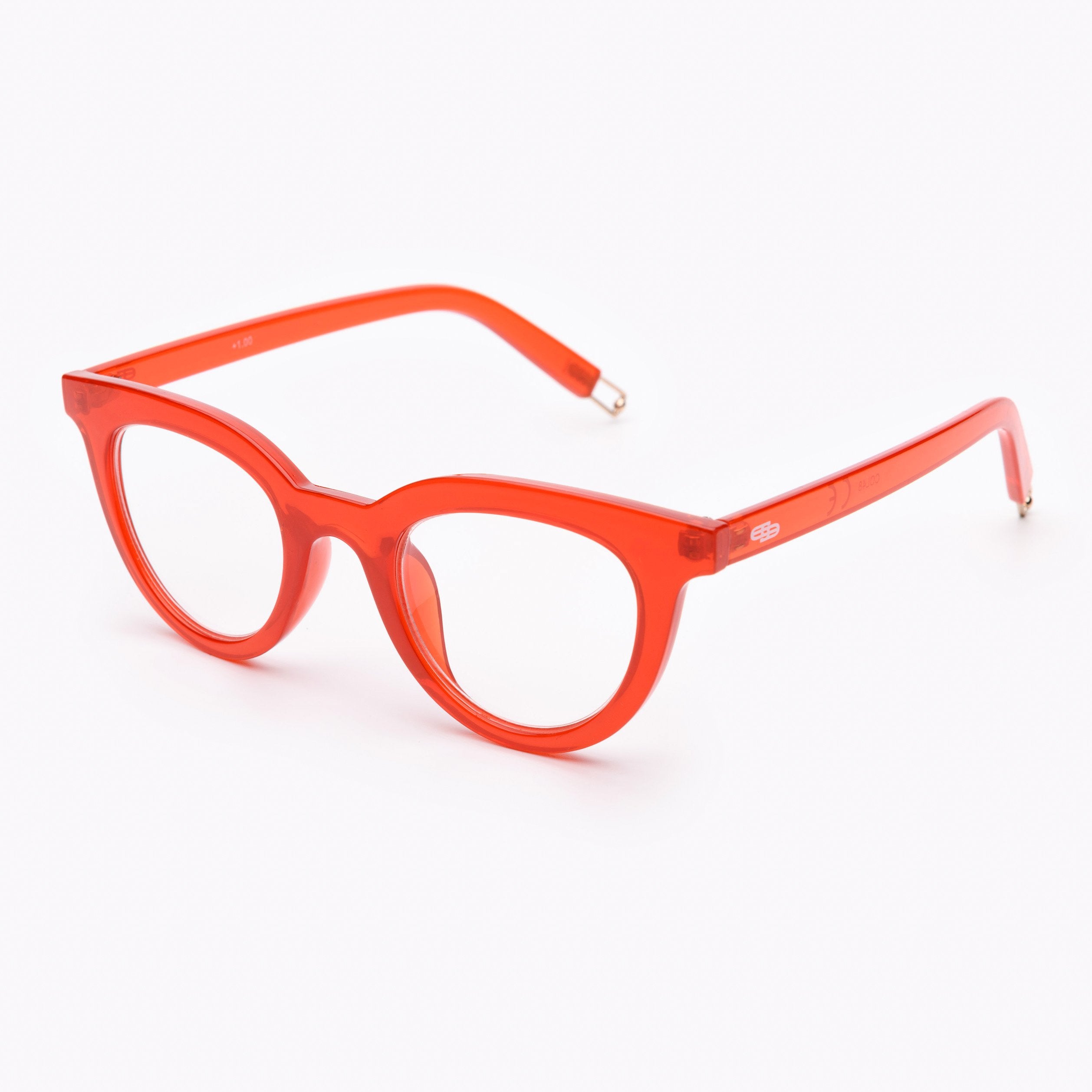 Red butterfly reading glasses