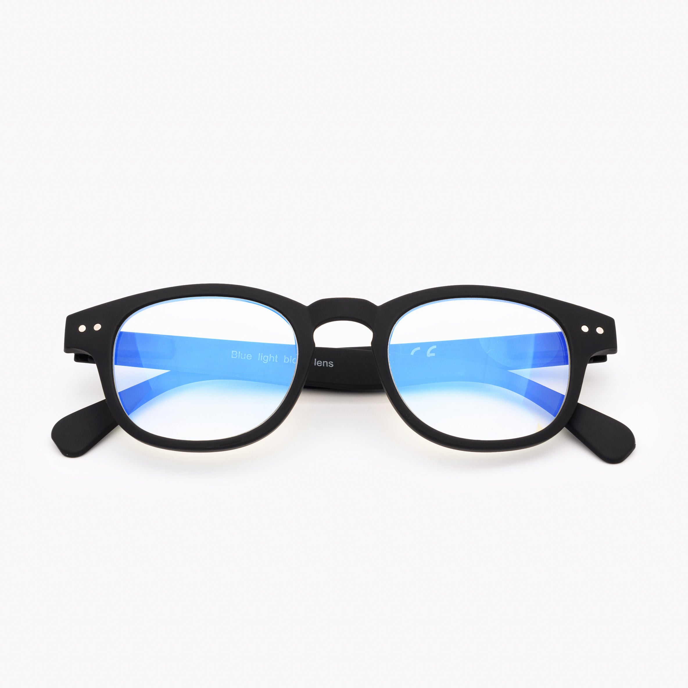 Blue light blocking glasses wayfarer black