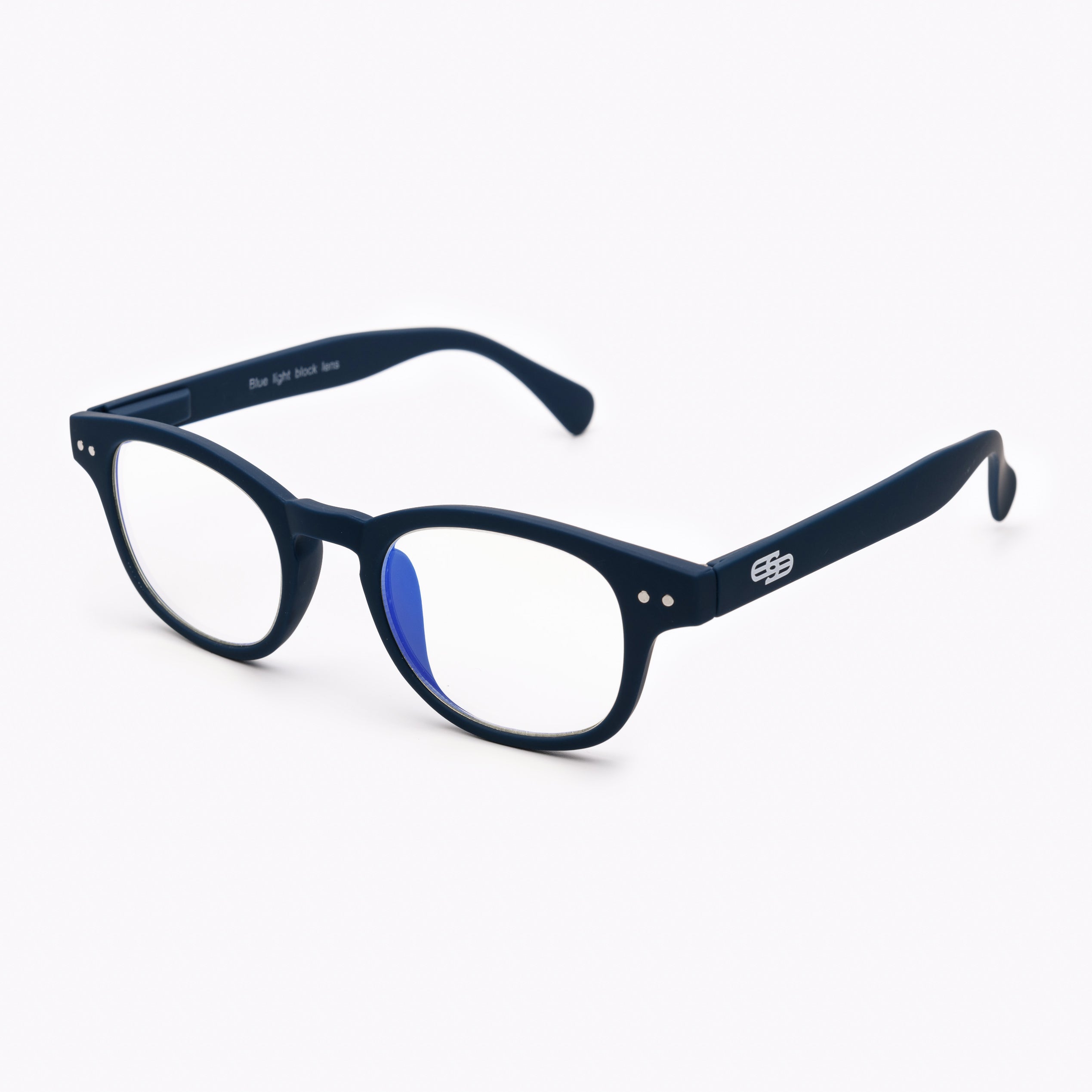 Blue wayfarer blue light blocking glasses