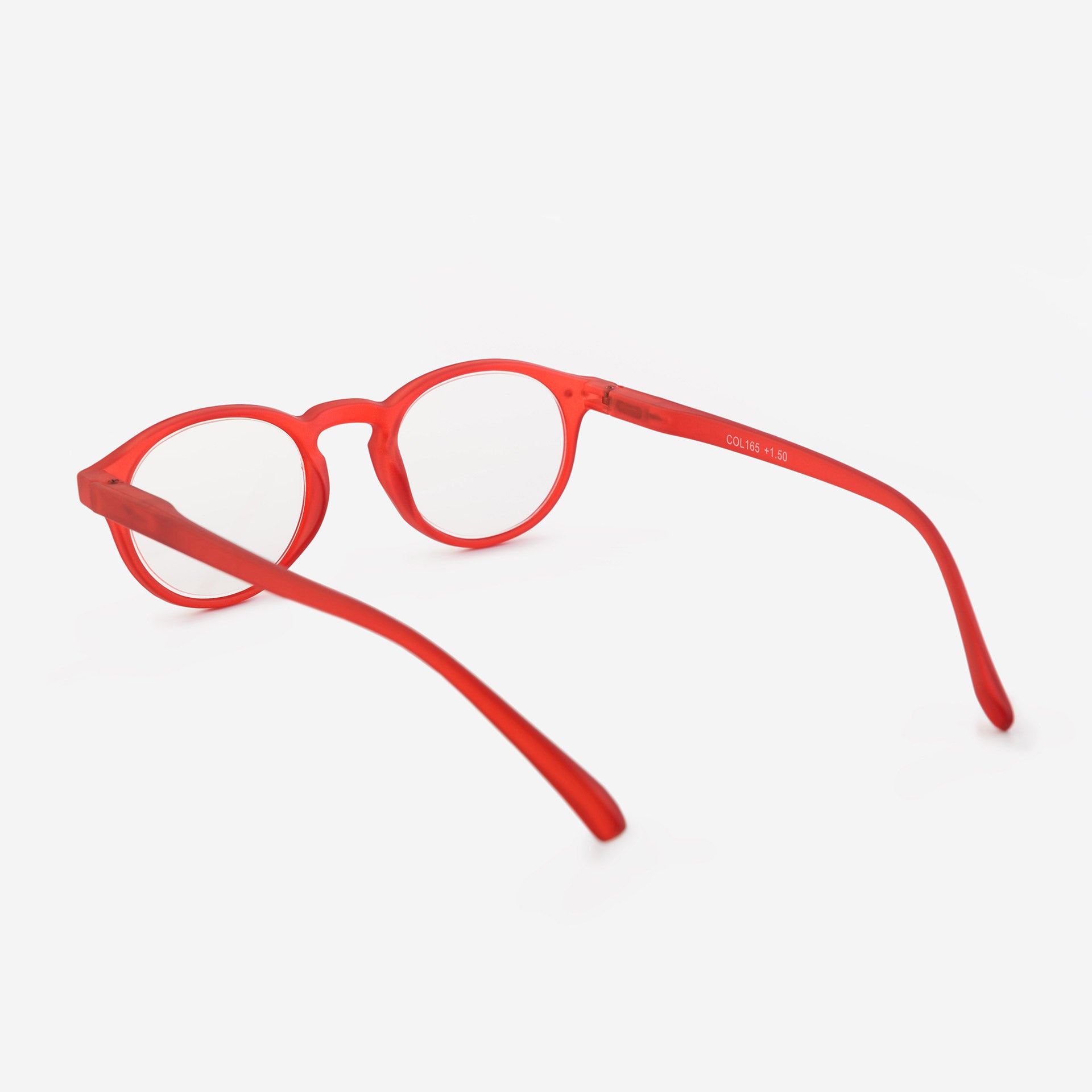 Red pantos reading glasses