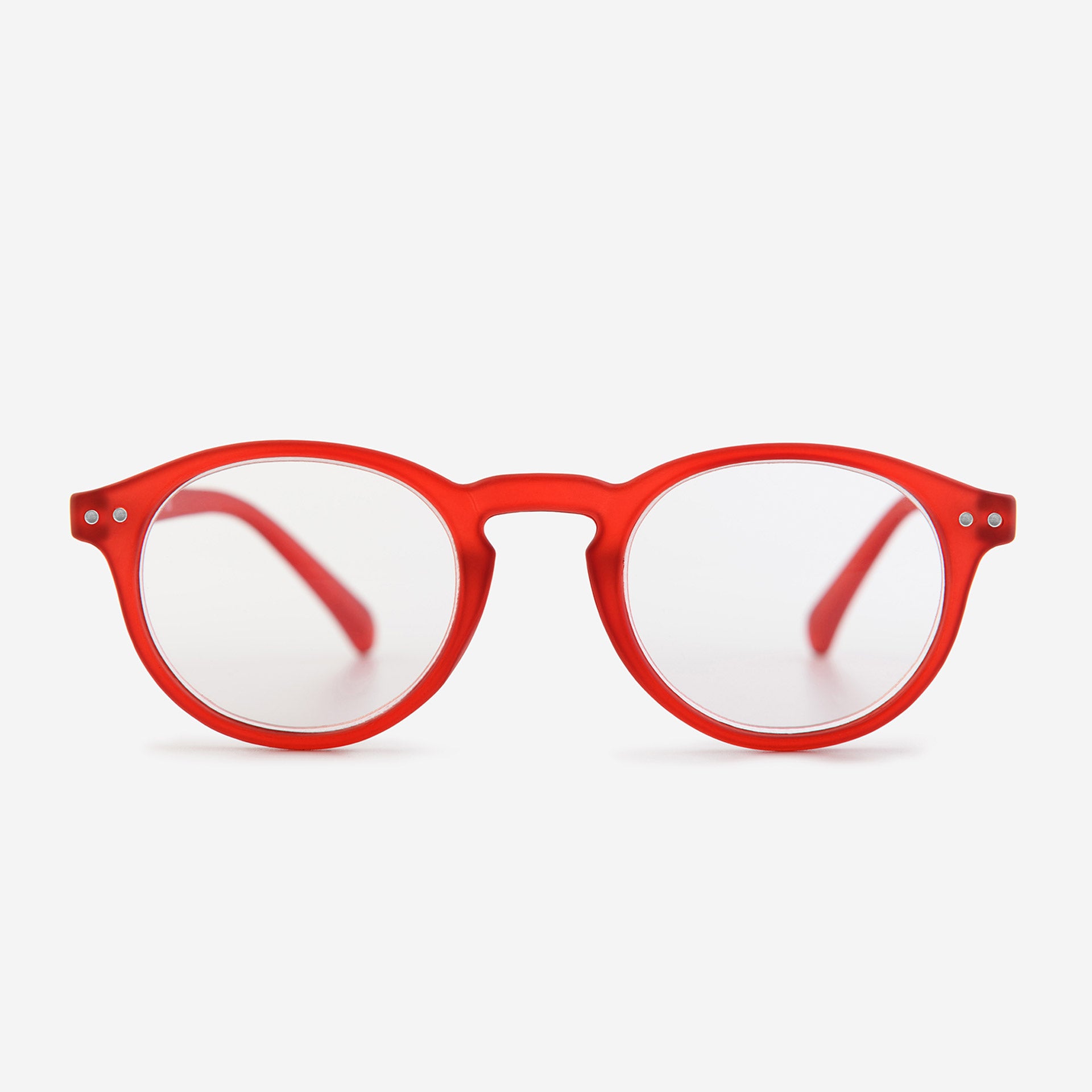 Red pantos reading glasses